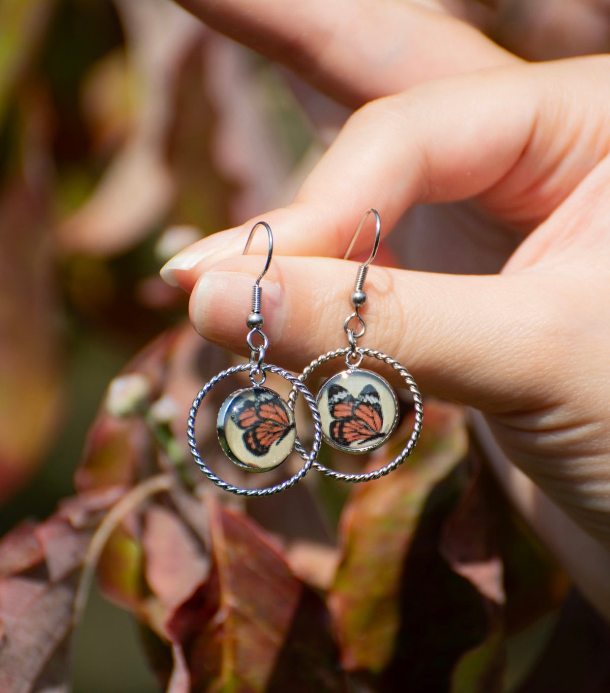 Petite Monarch Dangles