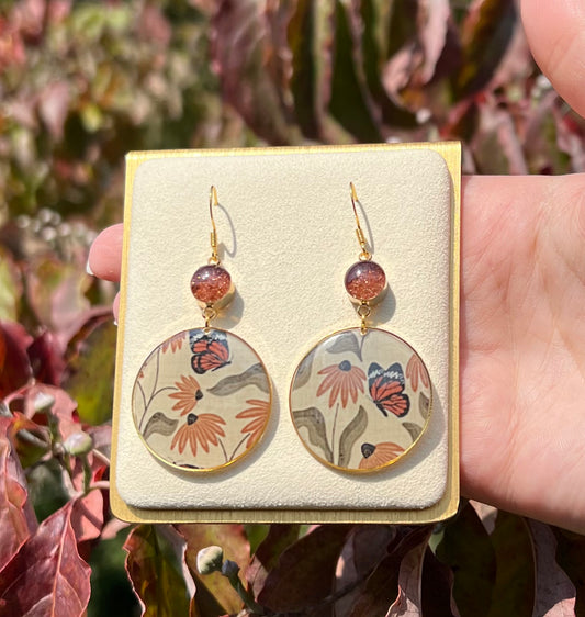 Sunstone Monarch Dangles 1/2