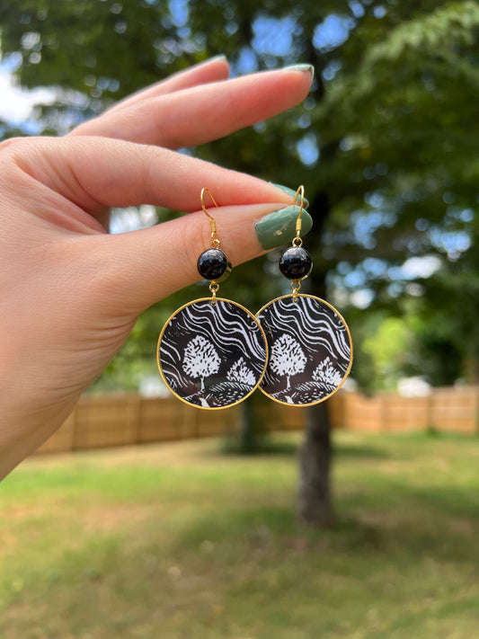 Twilight Treetops Dangles