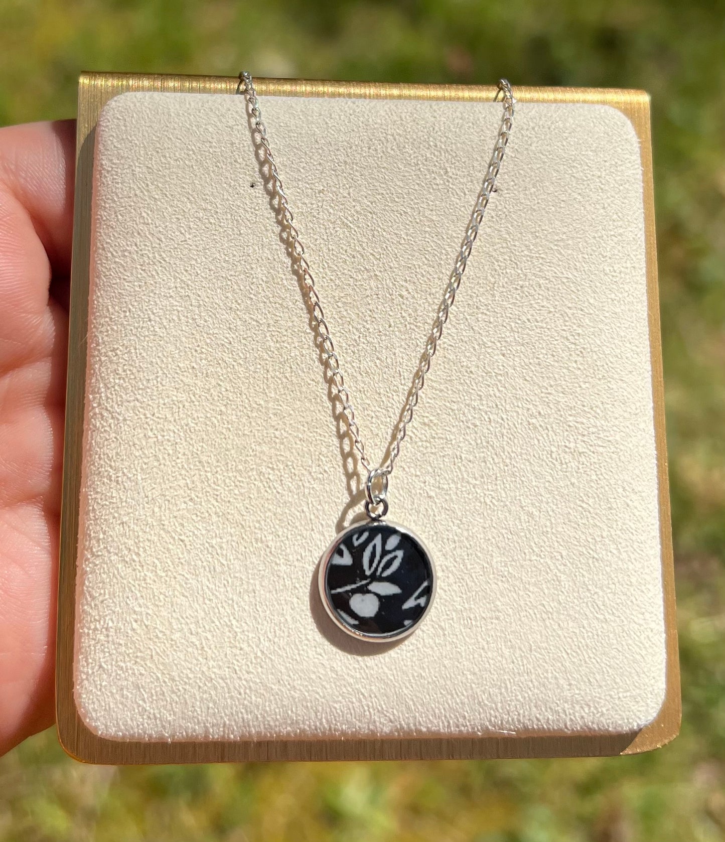 Silver Orchard Necklace