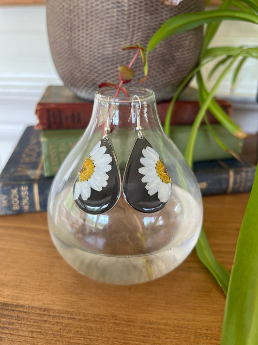 Half Daisy Earrings