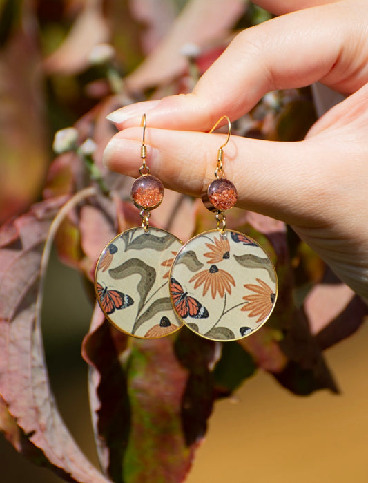 Sunstone Monarch Dangles 2/2