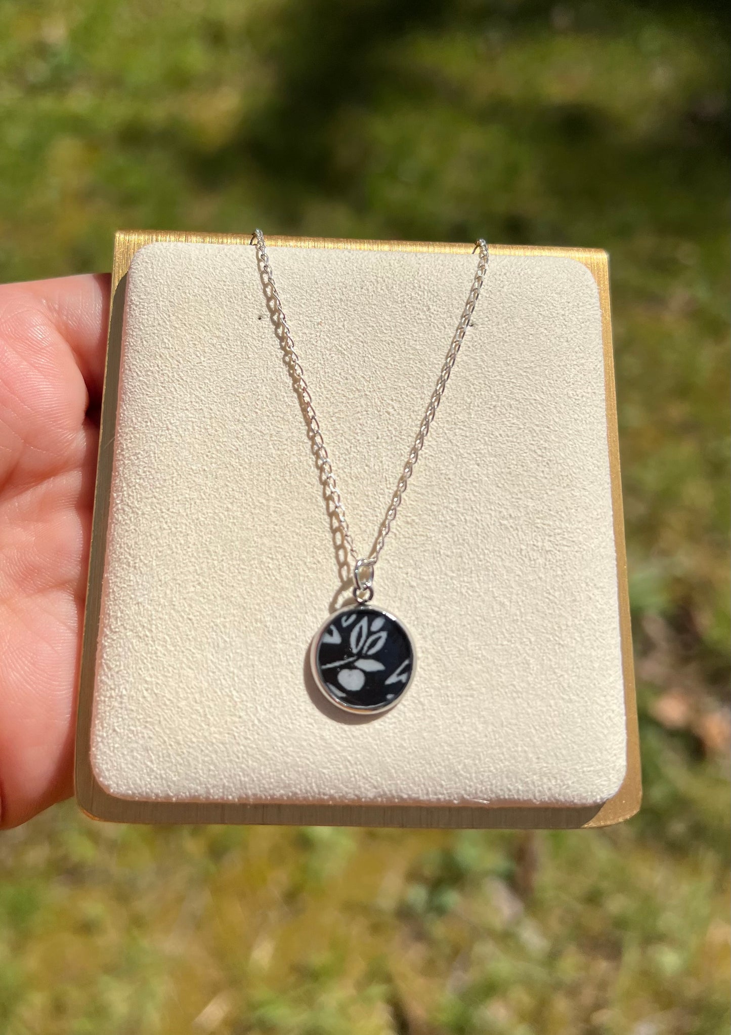 Silver Orchard Necklace