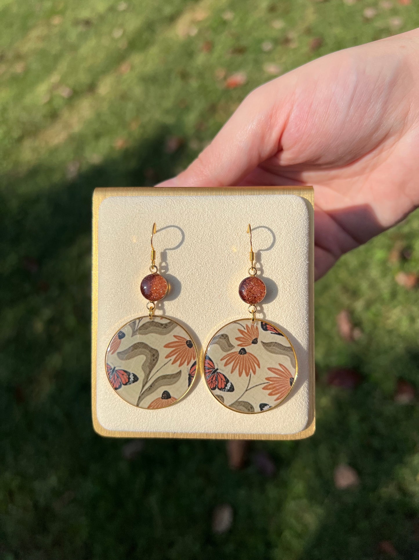 Sunstone Monarch Dangles 2/2