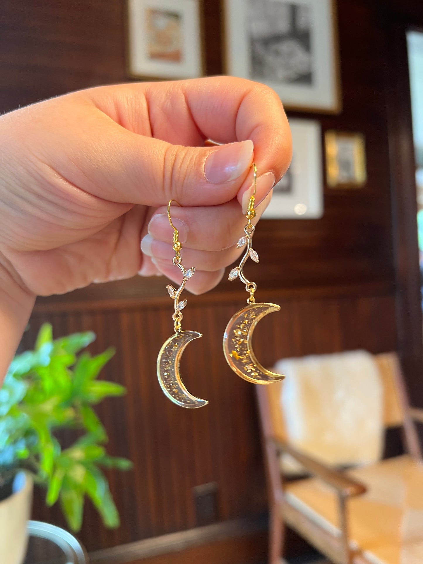 Moon Vine Earrings