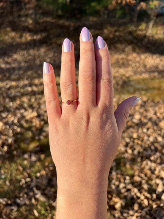 Petite Ruby Ring