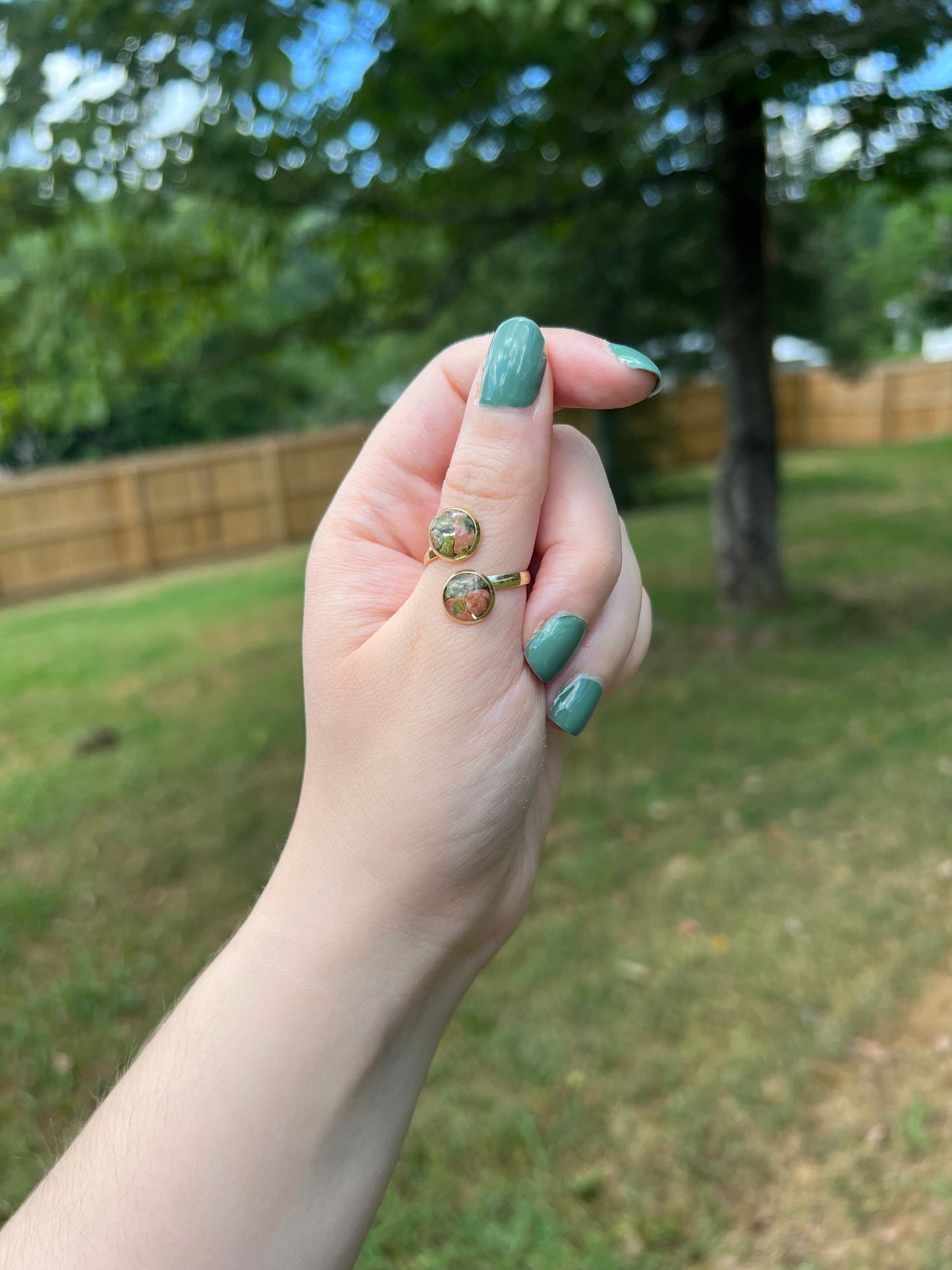 Unakite Ring