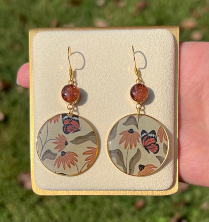 Sunstone Monarch Dangles 1/2