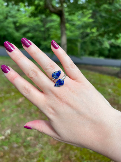 Lapis Lazuli - Teardrop Ring