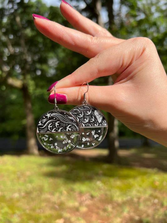 Silver Ascent Dangles