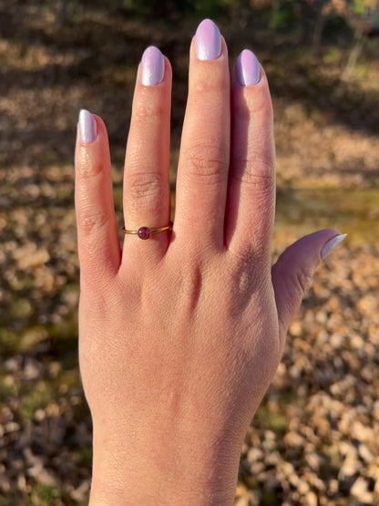 Petite Ruby Ring